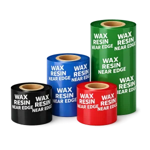 Ribbon Wax/Resin Near Edge