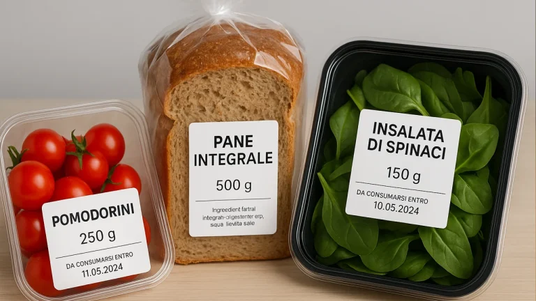 Etichette per il settore alimentare